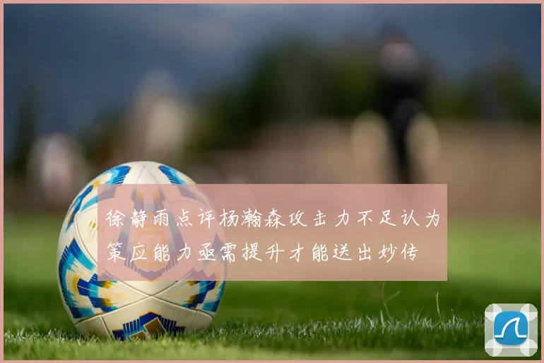 徐静雨点评杨瀚森攻击力不足认为策应能力亟需提升才能送出妙传